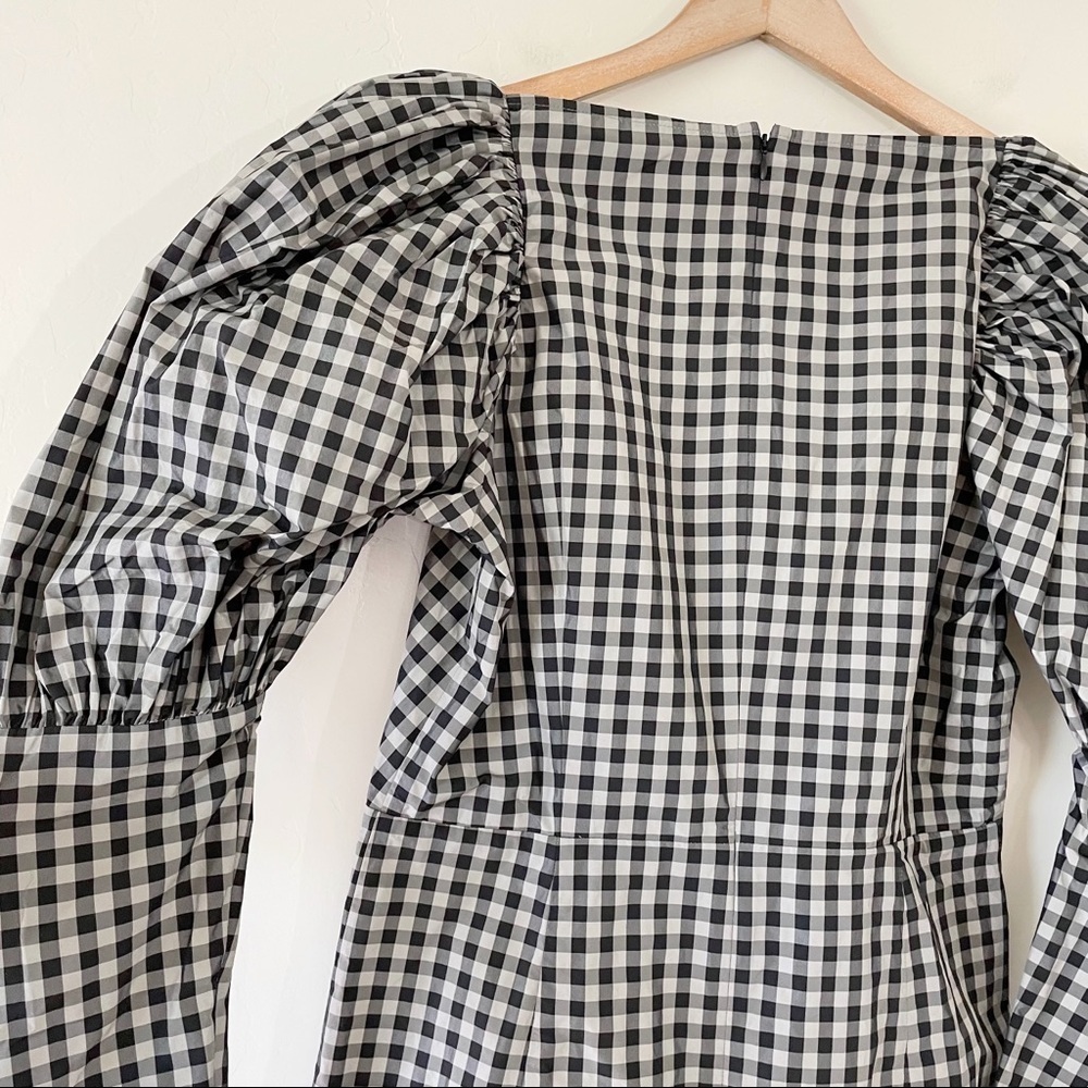 ROTATE BIRGER CHRISTENSEN Gingham shell mini dress - Picture 13 of 16